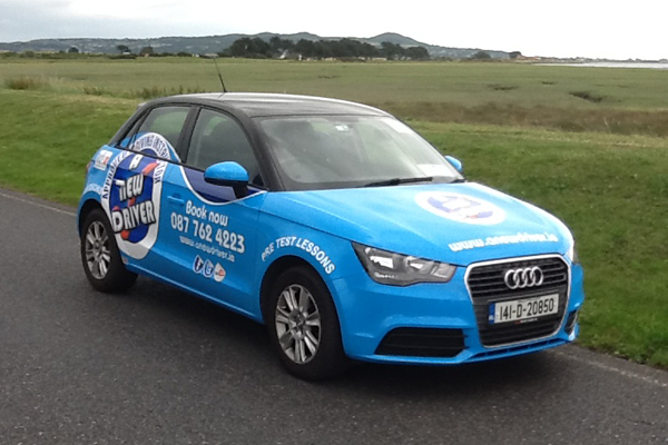 a new driver driving lessons dublin new car wrap 2016