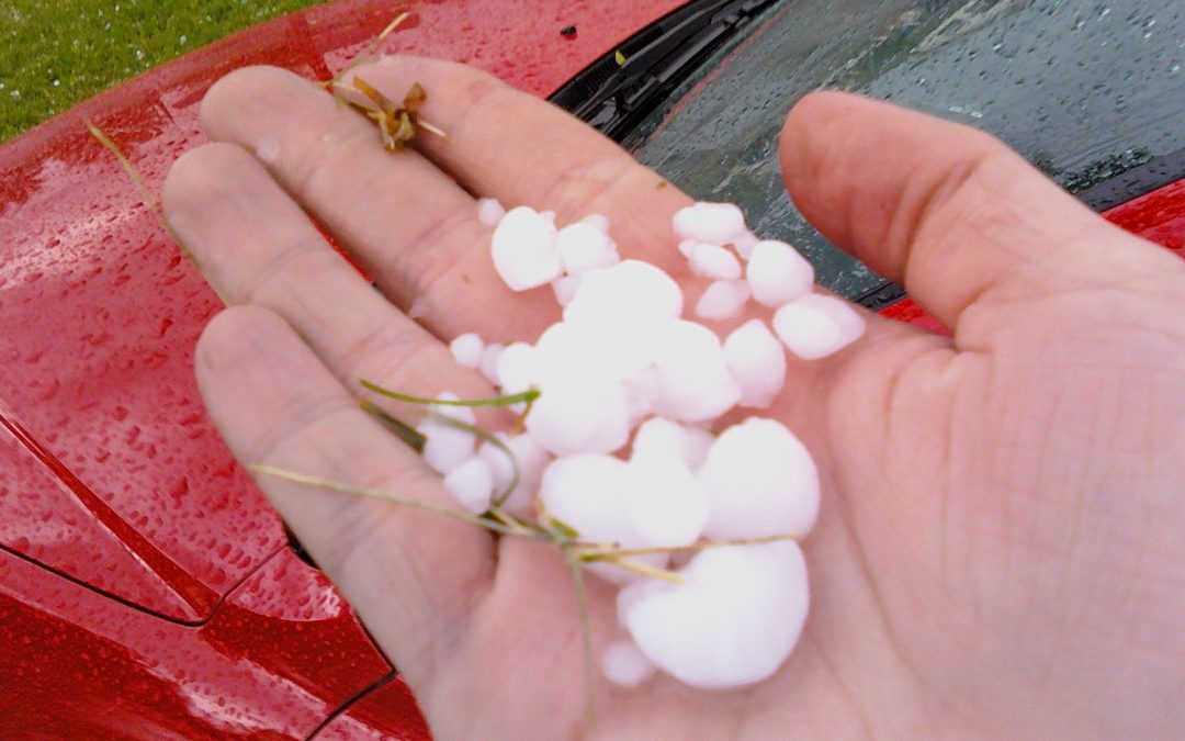 Driving into a Hailstorm