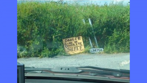 funny road signs in ireland 8